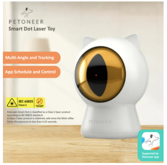 [Official Petoneer SG] Smart Dot Interactive Toy With Multi-Angel, Multi-Track and Time Schedule For Cats And Dogs