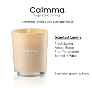 Calmma Scented Candles (138g) ~22H Burn Time Premium Quality